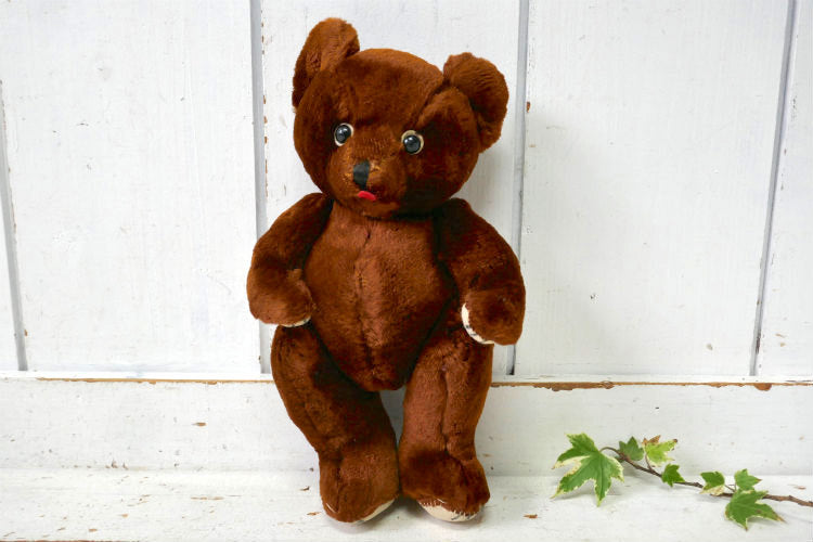Teddy Bear テディベア 子グマ くま ジョイント式 1930〜1940s ヴィンテージ ぬいぐるみ ドール おもちゃ TOY USA