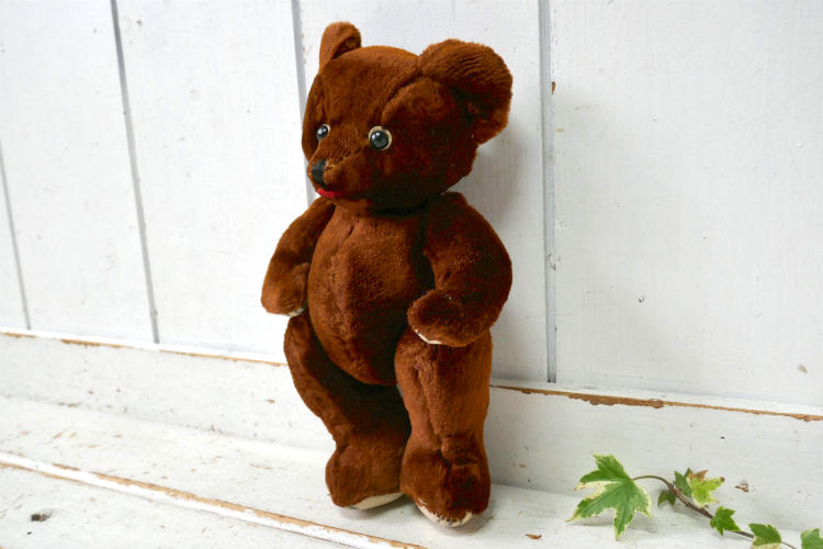 Teddy Bear テディベア 子グマ くま ジョイント式 1930〜1940s ヴィンテージ ぬいぐるみ ドール おもちゃ TOY USA