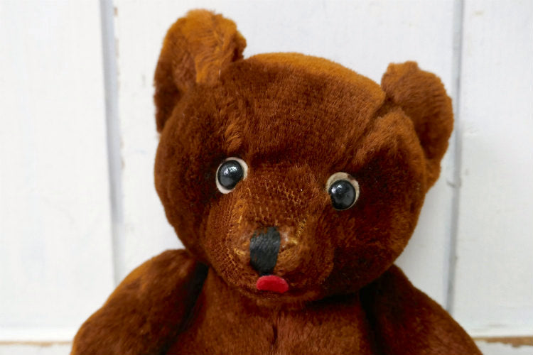 Teddy Bear テディベア 子グマ くま ジョイント式 1930〜1940s ヴィンテージ ぬいぐるみ ドール おもちゃ TOY USA