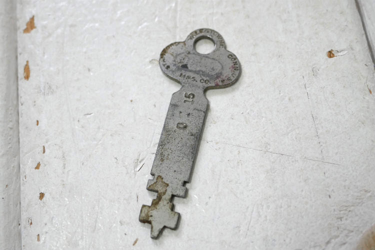 1940~1950y UNION UTILITY CHESTユニオン ユーティリティ チェスト 鍵&メジャー付き 2段式 ヴィンテージ ツールボックス 工具箱 オールドタックルボックス USA