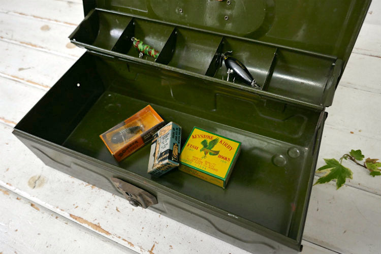1940~1950y UNION UTILITY CHESTユニオン ユーティリティ チェスト 鍵&メジャー付き 2段式 ヴィンテージ ツールボックス 工具箱 オールドタックルボックス USA