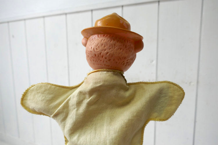 SMOKEY BEAR IDEAL TOY CORP スモーキーベア 60's ヴィンテージ  ハンド パペット ぬいぐるみ ソフビ ドール 人形 USA レア
