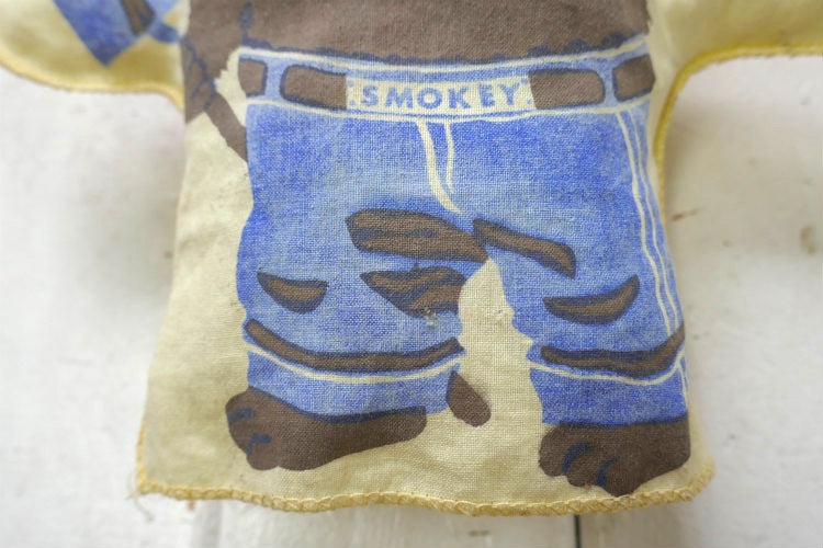 SMOKEY BEAR IDEAL TOY CORP スモーキーベア 60's ヴィンテージ  ハンド パペット ぬいぐるみ ソフビ ドール 人形 USA レア