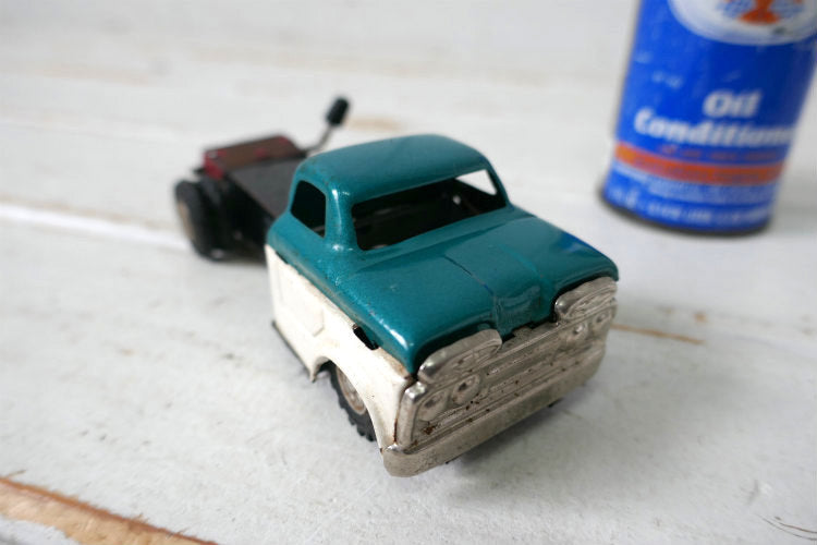 1961y CHEVROLET シボレー ダンプ トラック アメ車 ヴィンテージ ブリキ自動車 ミニカー MADE IN JAPAN