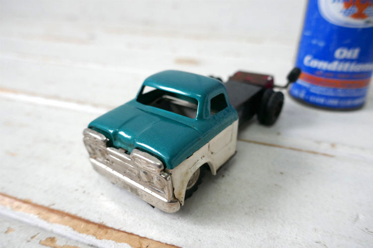 1961y CHEVROLET シボレー ダンプ トラック アメ車 ヴィンテージ ブリキ自動車 ミニカー MADE IN JAPAN