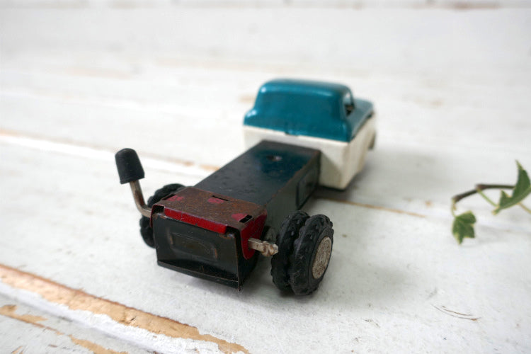 1961y CHEVROLET シボレー ダンプ トラック アメ車 ヴィンテージ ブリキ自動車 ミニカー MADE IN JAPAN