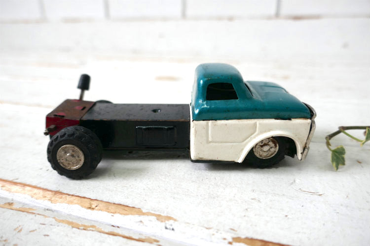 1961y CHEVROLET シボレー ダンプ トラック アメ車 ヴィンテージ ブリキ自動車 ミニカー MADE IN JAPAN