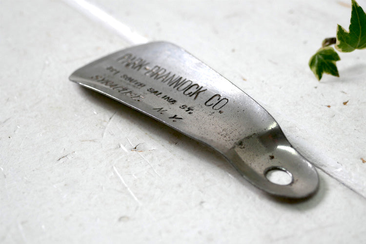 1906y ニューヨーク PARK-BRANNOCK ノベルティ アドバタイジング ヴィンテージ 靴べら シューホーン USA