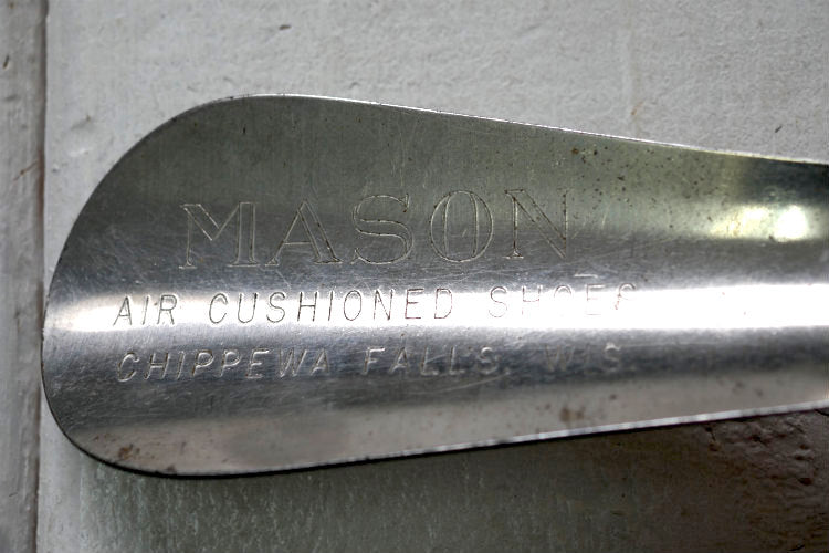 1904y MASON メイソン シューカンパニー　ノベルティ アドバタイジング ヴィンテージ　靴べら　シューホーン　USA キーホルダー