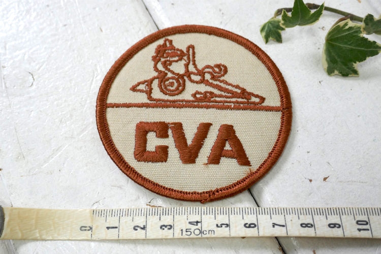 CVA Guns  フリントロック式 銃器  ピストル ヴィンテージ ワッペン 刺繍 パッチ USA デッドストック