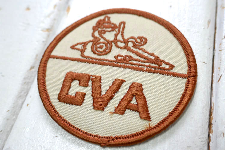 CVA Guns  フリントロック式 銃器  ピストル ヴィンテージ ワッペン 刺繍 パッチ USA デッドストック