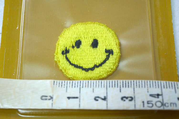 1970y ホールマーク スマイル SMILE 笑顔 デッドストック ヴィンテージ ワッペン 刺繍 パッチ USA