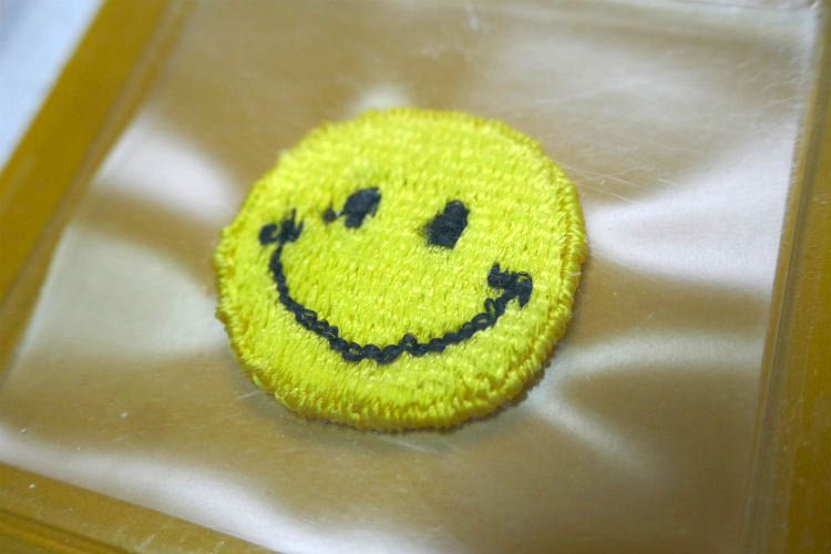 1970y ホールマーク スマイル SMILE 笑顔 デッドストック ヴィンテージ ワッペン 刺繍 パッチ USA