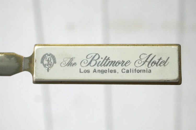 1923y~ The Biltmore Hotel  ロサンゼルス老舗ホテル ヴィンテージ レターオープナー ペーパーナイフ USA