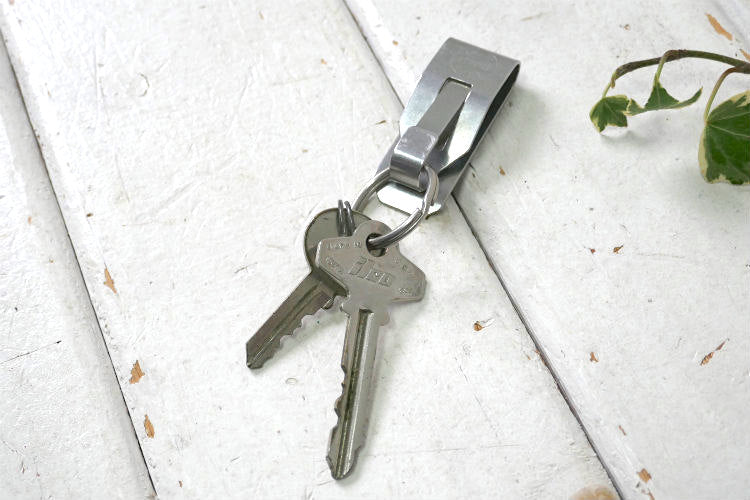 ラッキーライン LUCKY A-KEY SECURE ベルト装着型 キーホルダー　ヴィンテージ 鍵キー２本付き