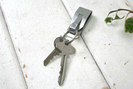 ラッキーライン LUCKY A-KEY SECURE ベルト装着型 キーホルダー ヴィンテージ 鍵キー2本付き