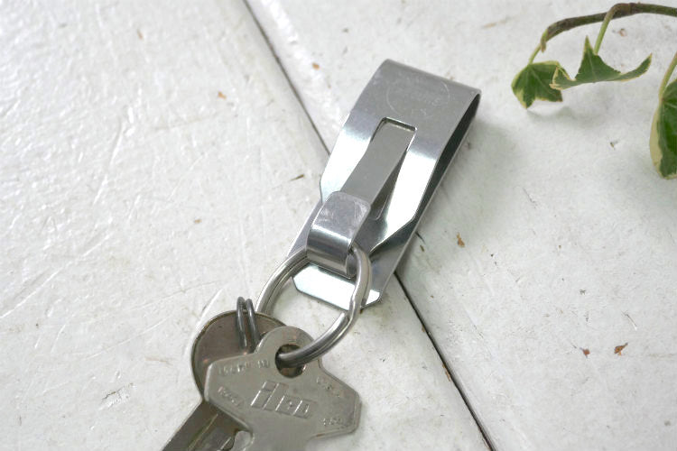 ラッキーライン LUCKY A-KEY SECURE ベルト装着型 キーホルダー　ヴィンテージ 鍵キー２本付き