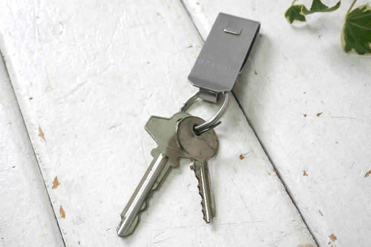 ラッキーライン LUCKY A-KEY SECURE ベルト装着型 キーホルダー　ヴィンテージ 鍵キー２本付き