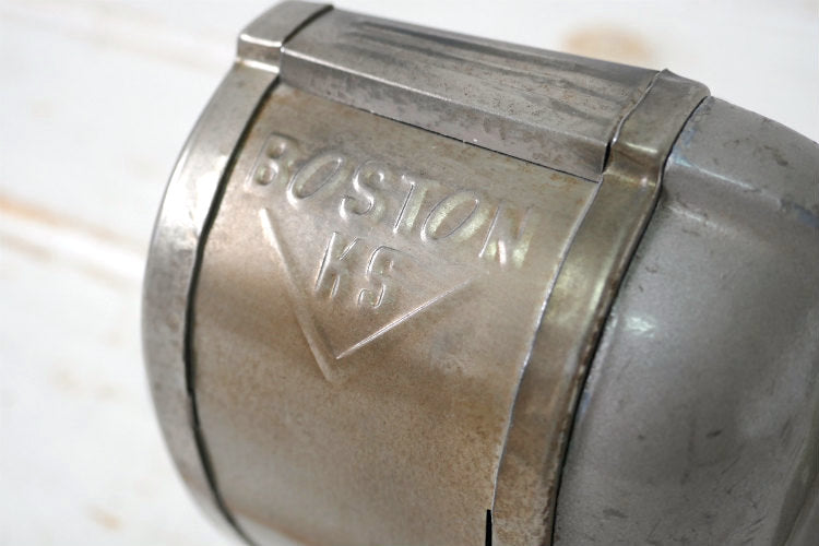 BOSTON KS ボストン HUNT MFG CO メタル製 工業系 ヴィンテージ ペンシルシャープナー 鉛筆削り USA