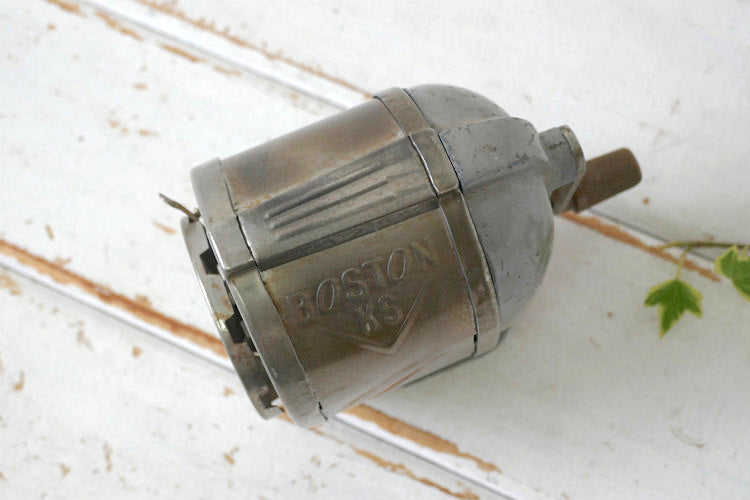 BOSTON KS ボストン HUNT MFG CO メタル製 工業系 ヴィンテージ ペンシルシャープナー 鉛筆削り USA