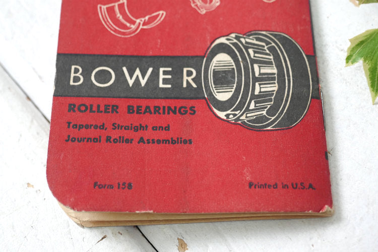 FEDERAL Mogul エンジン ベアリング サービス Quality Auto Parts カレンダー 50's ヴィンテージ ノート メモ帳 USA  印刷物