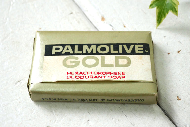 PALMOLIVE GOLD デオドラント デッドストック ヴィンテージ 石鹸 ソープ USA モーテル