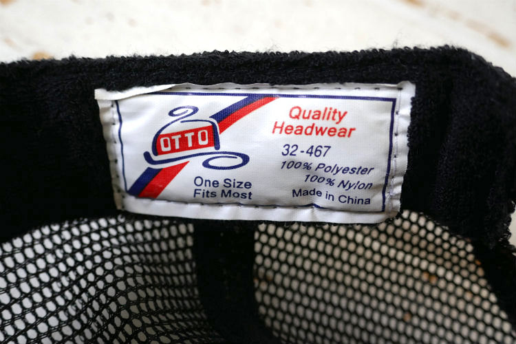 HB ハンティントンビーチ カリフォルニア OTTO製 ブラック USED メッシュキャップ トラッカーハット 古着