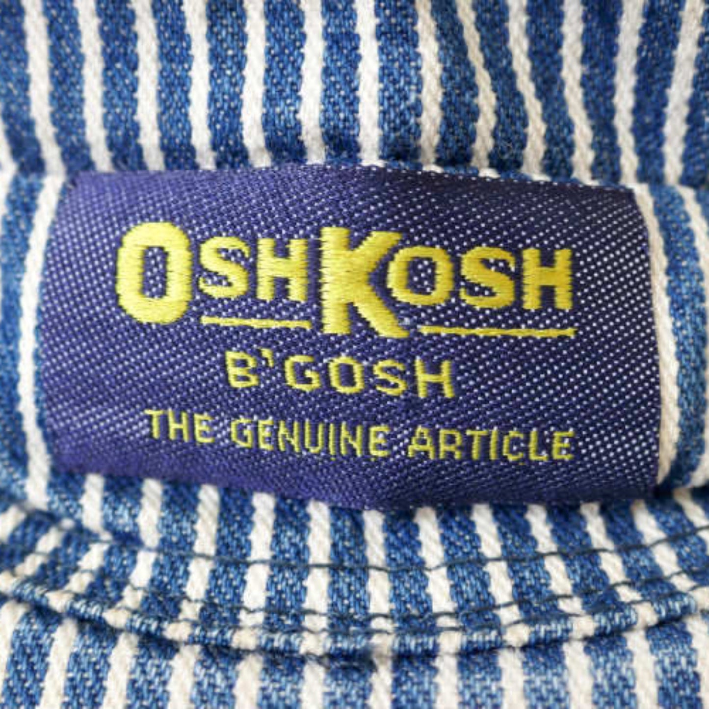 OshKosh B'Gosh オシュコシュ ビゴッシュ ヒッコリー ストライプ キッズサイズ ビンテージ ワークキャップ エンジニアキャップ 帽子 USA