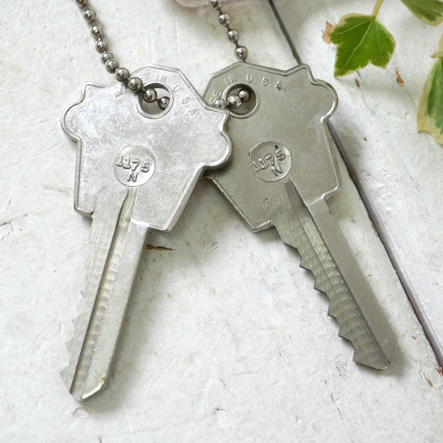 RX Sav-ON  セイボン ドラッグストアチェーン 薬局 アドバタイジング ヴィンテージ キーホルダー プラスチックタグ 鍵2本 key付き USA