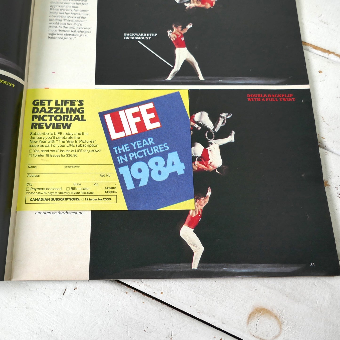 LIFE ライフ スペシャル 1984年 ロサンゼルス オリンピック ヴィンテージ 雑誌 特別号 USA