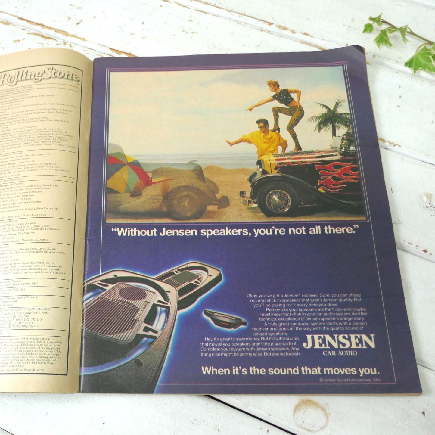 Rolling Stone ローリングストーン 1983年 スターウォーズ ヴィンテージ 雑誌 夏季合併号 USA