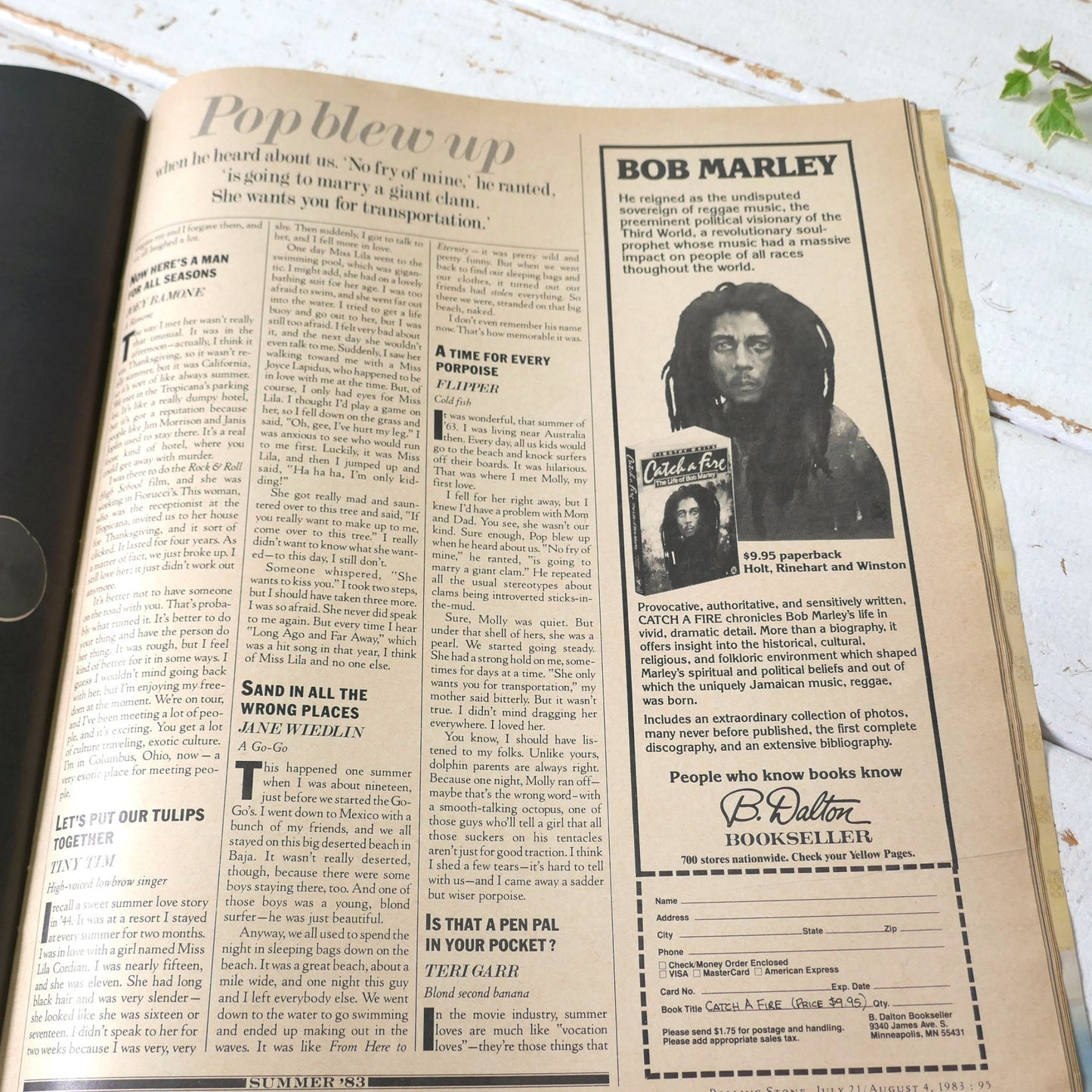 Rolling Stone ローリングストーン 1983年 スターウォーズ ヴィンテージ 雑誌 夏季合併号 USA