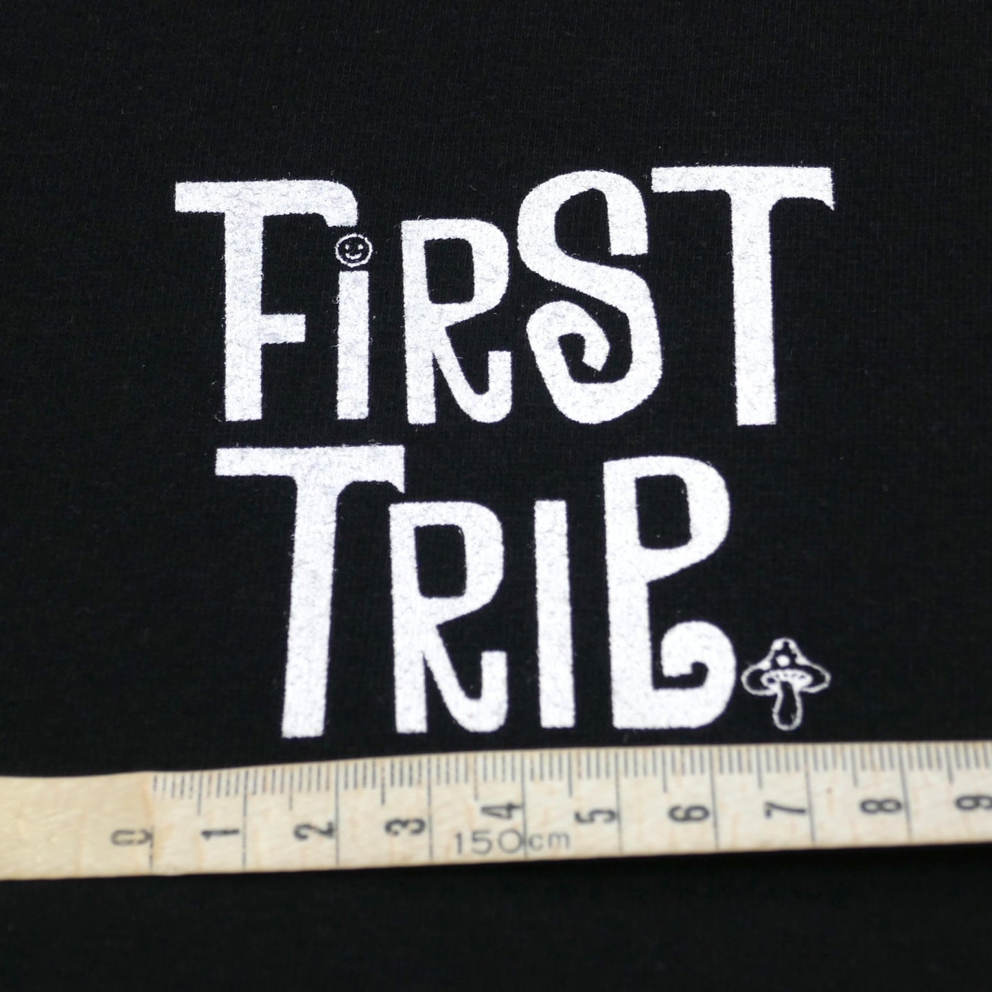 First Trip ファーストトリップ スマイル＆キノコ 60's デザイン ブラック オリジナル タンクトップ 新品 アパレル