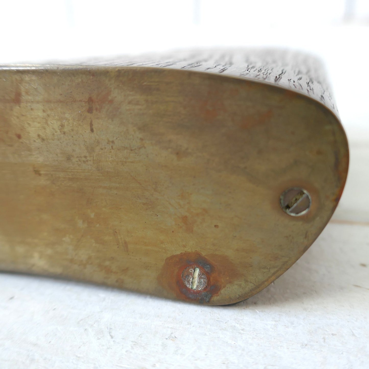 アールデコ Art Deco 1930's モダンデザイン Carl Auböck カール・オーボック 木製×真鍮 仕切り付き アンティーク シガレットケース 煙草ケース 小物入れ ジュエリーケース 宝石箱