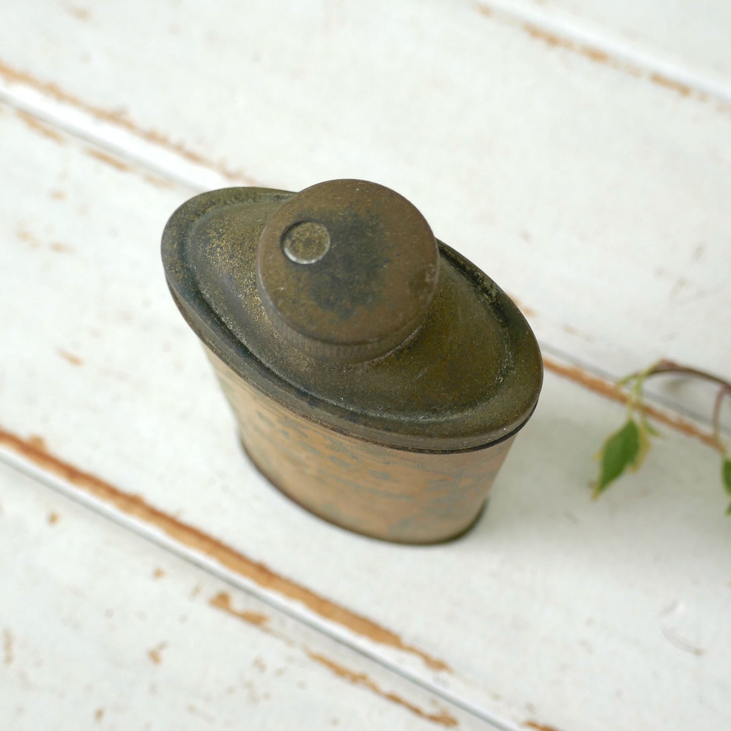 PISO'S Antiseptic Tooth Powder 歯磨き粉 アールヌーヴォー アンティーク パウダー缶 ティン缶 USA