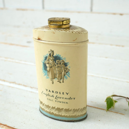 Yardley English Lavender ヤードレー  イギリス王室御用達ブランド 60's ヴィンテージ パウダー缶 ティン缶 USA