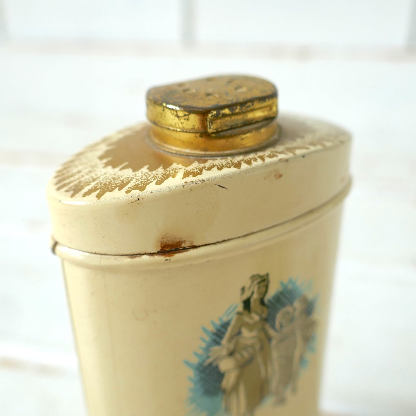 Yardley English Lavender ヤードレー  イギリス王室御用達ブランド 60's ヴィンテージ パウダー缶 ティン缶 USA