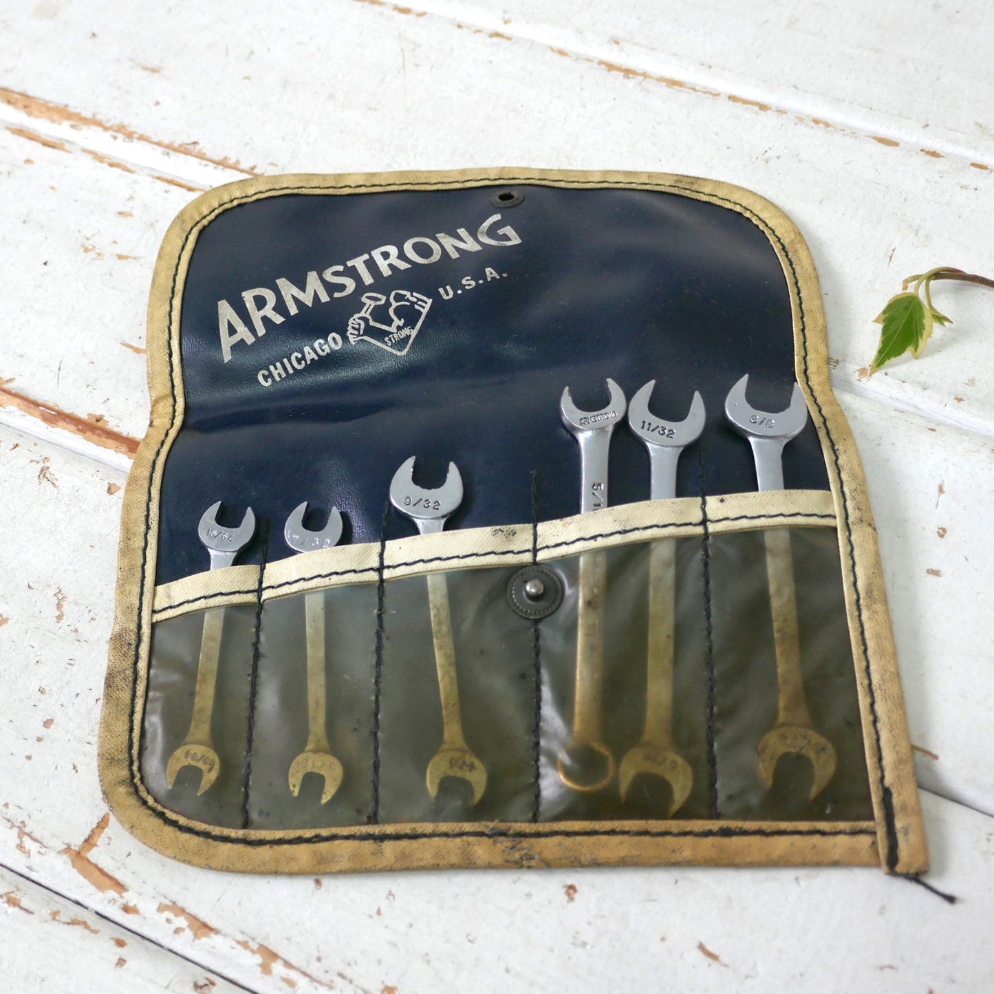 Armstrong Chicago アームストロング オープンエンド レンチ ヴィンテージ 両口スパナ 5本セット 工具 ツール USA