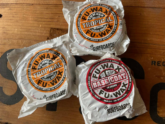ちょっとお得なトロピカル ベース3個セット!! FU WAX ワックス FIRST TRIP サーフショップ WCT選手 サーファー 御用達の高性能 サーフィン用