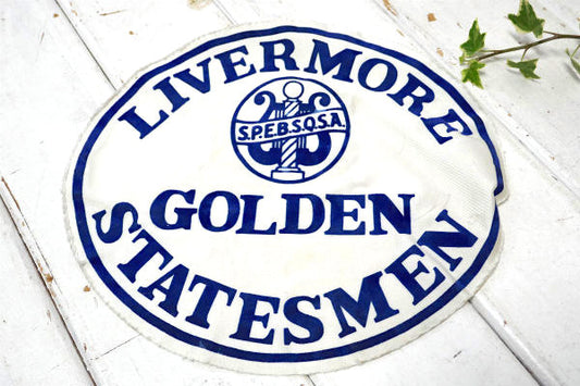 BARBER SHOP 1930's~ カリフォルニア LIVERMORE  アメリカン ビンテージ ワッペン USA