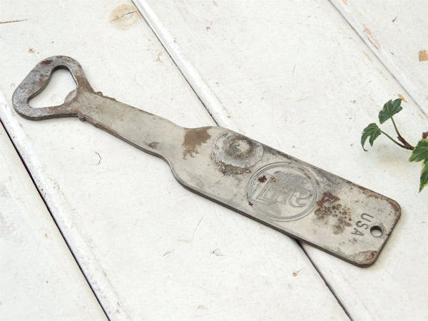 【ミラービール】アドバタイジング・ヴィンテージ・USA・ボトルオープナー・栓抜き・キーホルダー