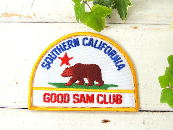 【グッドサムクラブ/SOUTHERN CALIFORNIA】ヴィンテージ・刺繍・ワッペン・RV
