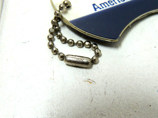 【アメリカン・ツーリスターESCORT】ヴィンテージ・トリコロール・ネームタグ・ボールチェーン付き