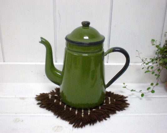 USA 手編み・ヴィンテージ・鍋しき