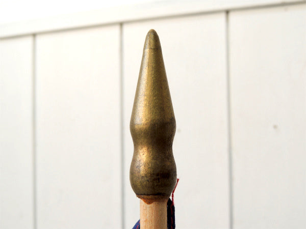 1★・テキサス・州旗 1836〜1845年・ヴィンテージ・星条旗・フラッグ・旗・木製ポール