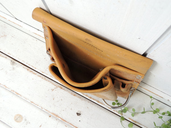 【CRAFTSMAN】クラフトマン・レザー製・8ポケット・ツールポーチ/DIY/工具エプロン/腰袋