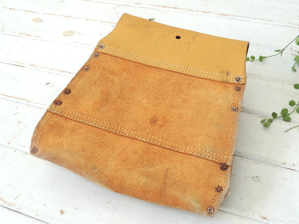 【CRAFTSMAN】クラフトマン・レザー製・8ポケット・ツールポーチ/DIY/工具エプロン/腰袋