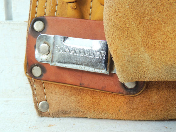 【CRAFTSMAN】クラフトマン・レザー製・8ポケット・ツールポーチ/DIY/工具エプロン/腰袋