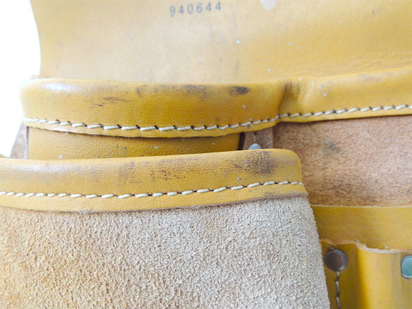 【CRAFTSMAN】クラフトマン・レザー製・8ポケット・ツールポーチ/DIY/工具エプロン/腰袋