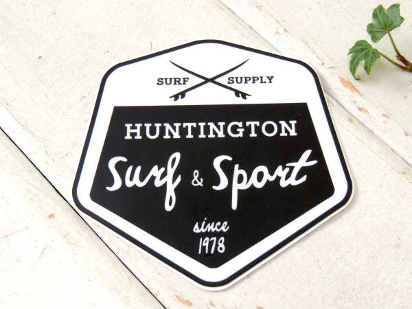 ハンティントン サーフ&スポーツ CA サーフショップ・カリフォルニア・サーフボード柄・ステッカー